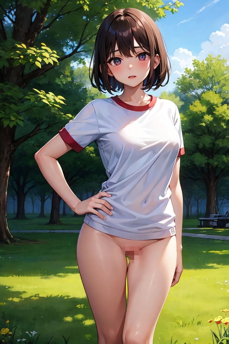 公園で遊ぶ体操服女子を家に連れ帰る