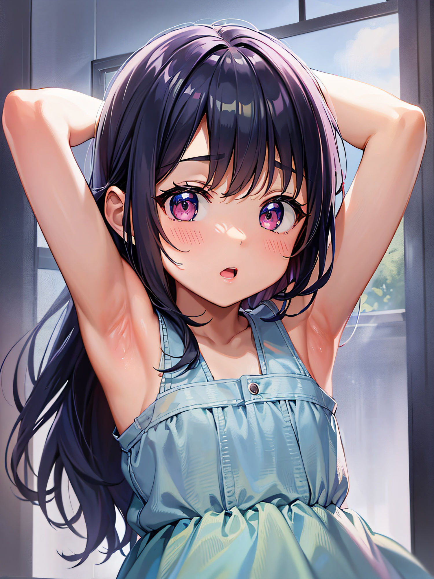 無垢な女の子の腋見せ画像集