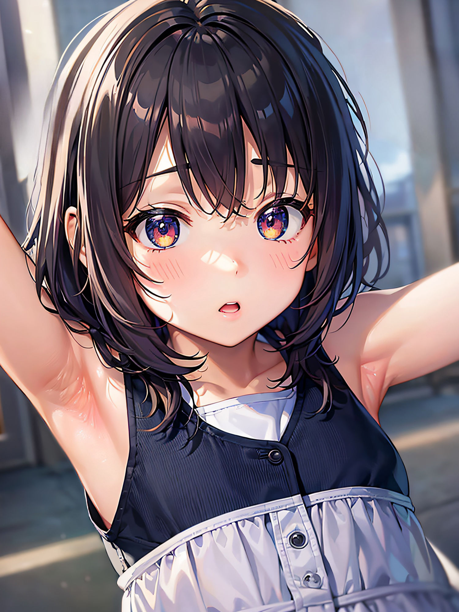 無垢な女の子の腋見せ画像集