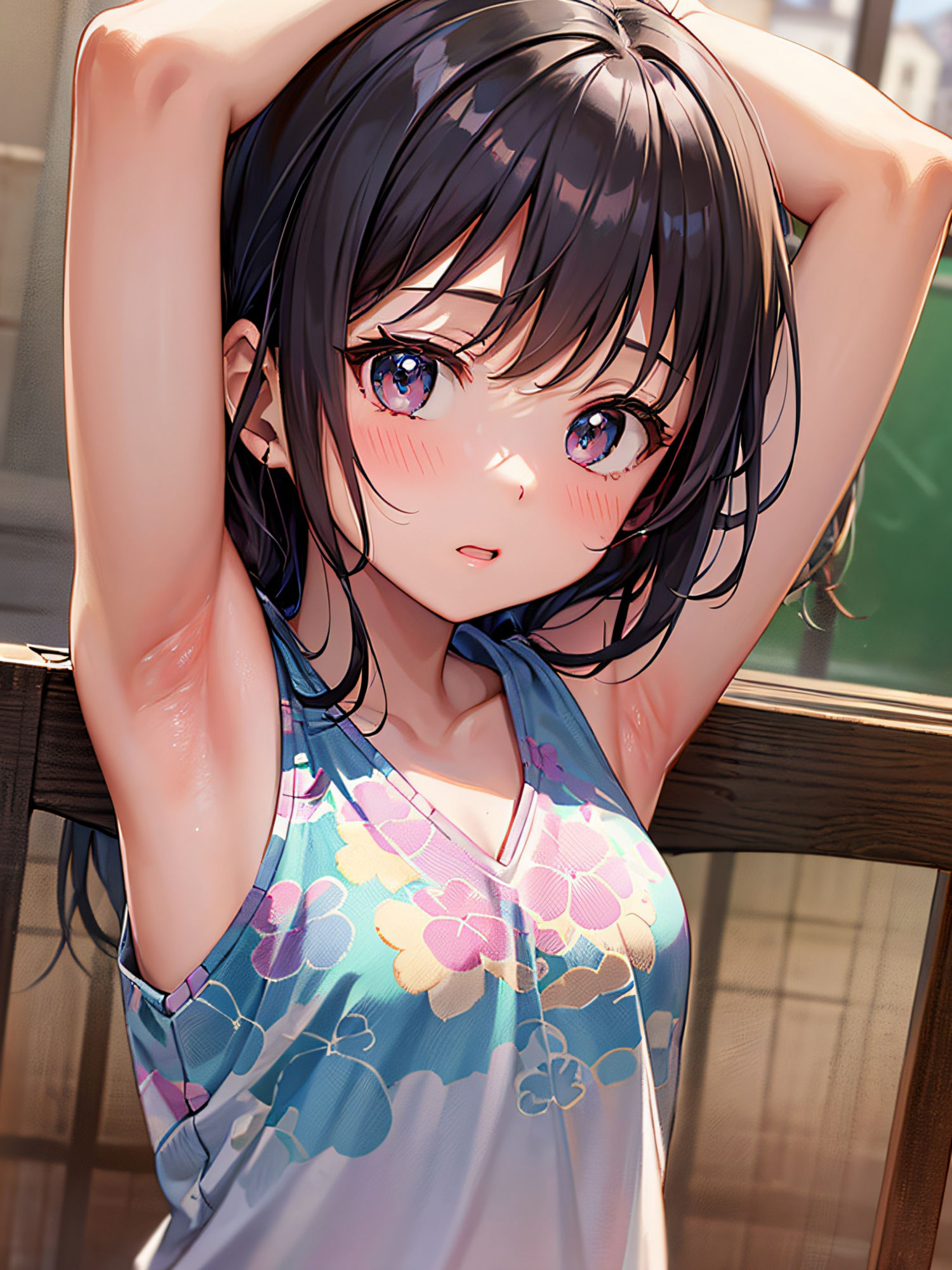 無垢な女の子の腋見せ画像集