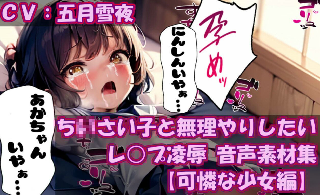 ち〇さい子と無理やりしたい レ●プ凌● 音声素材集【可憐な少女編】