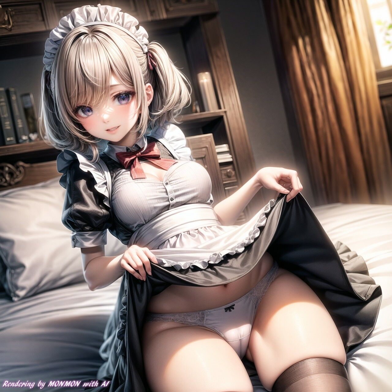 メイドさんにお願いしてみた。〜スカートたくし上げ編〜Vol.2