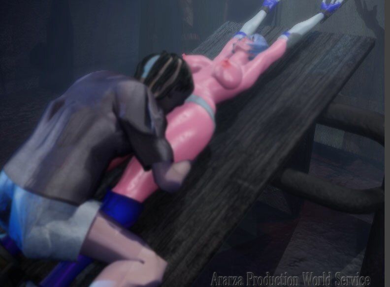 戦うヒロイン拷問 メタファー2 Aria 引き伸ばしクンニ責め