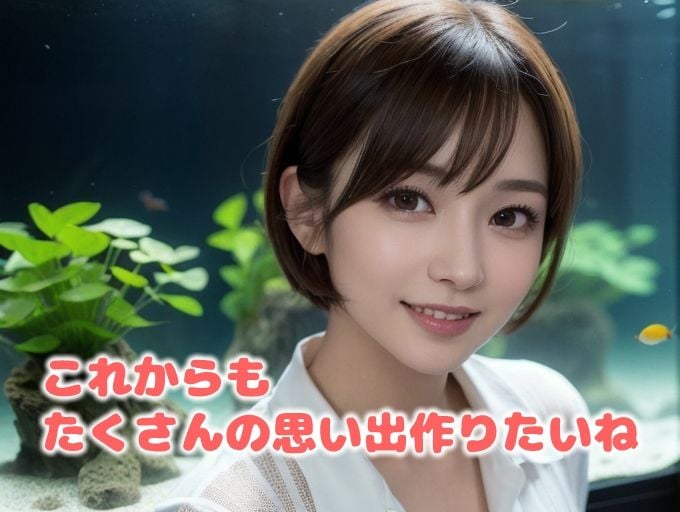 水族館デートの美しい瞬間〜大好きな彼女をカメラに捉えた〜(全169ページ)