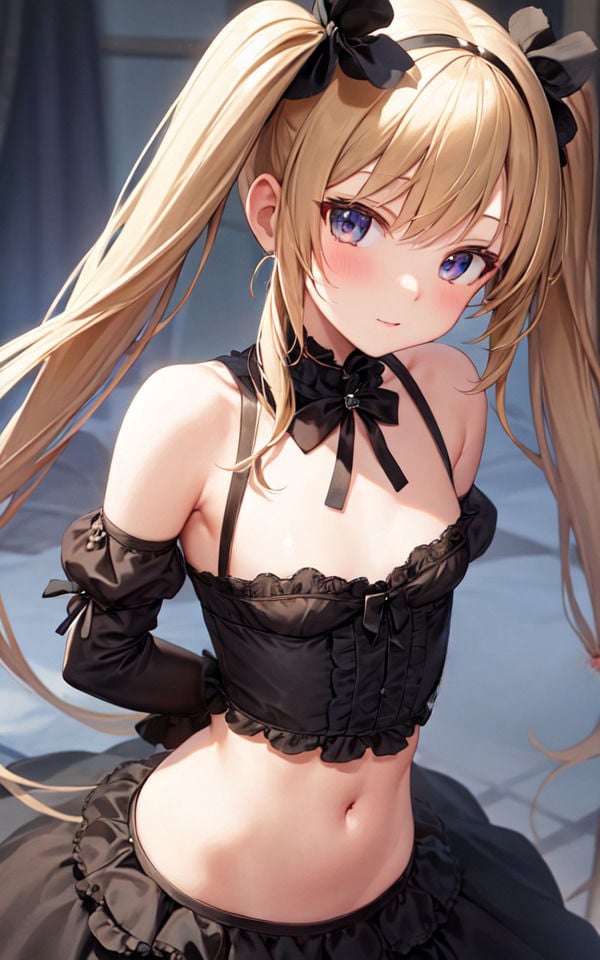 【無料】ゴスロリ×ちっぱい