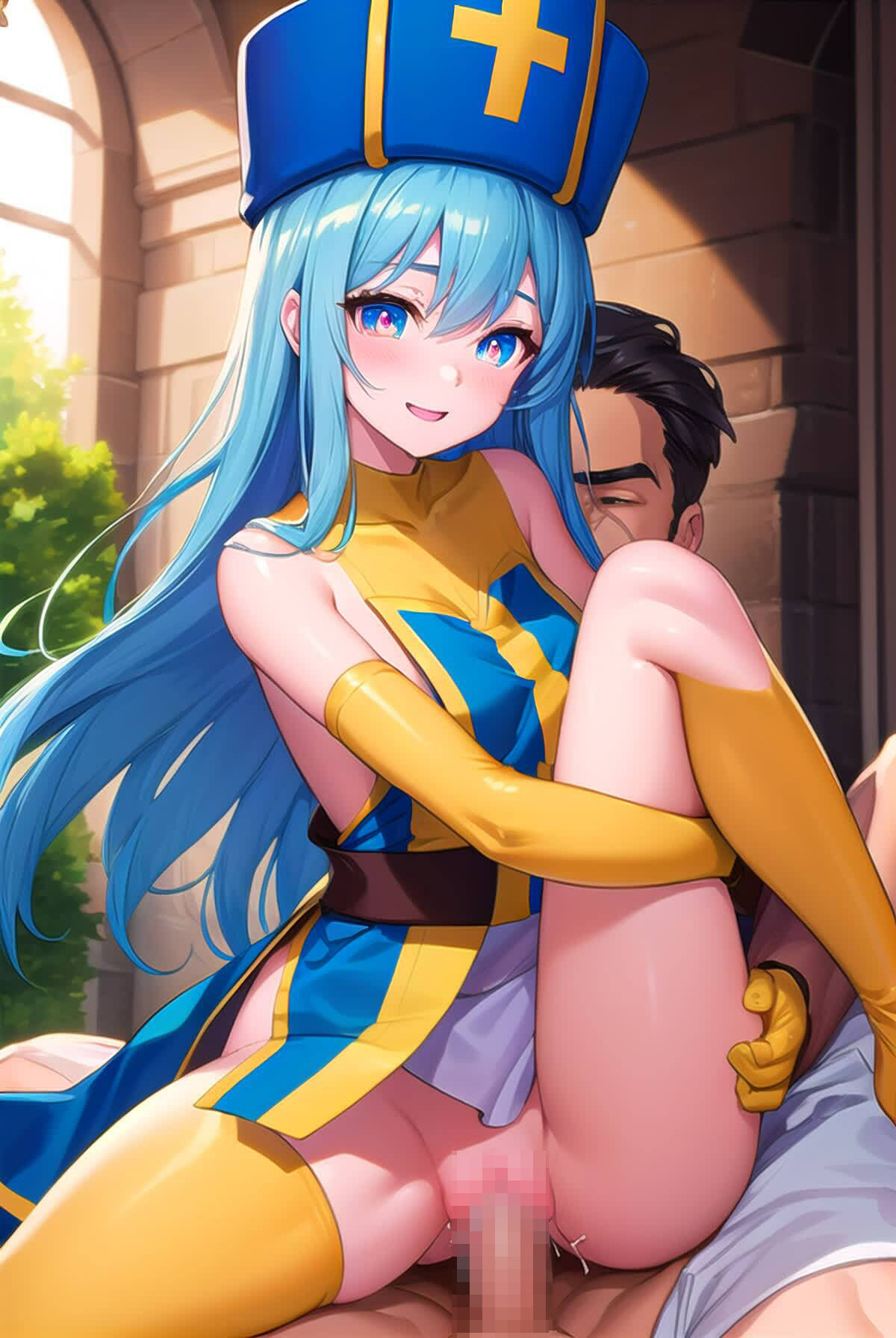 おち〇ぽ欲しいの・・だめなのにもう我慢できない・・・ 欲しがり発情女僧侶 Vol.2