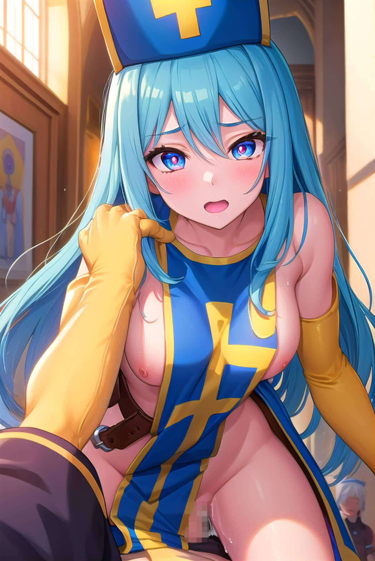 おち〇ぽ欲しいの・・だめなのにもう我慢できない・・・ 欲しがり発情女僧侶 Vol.2