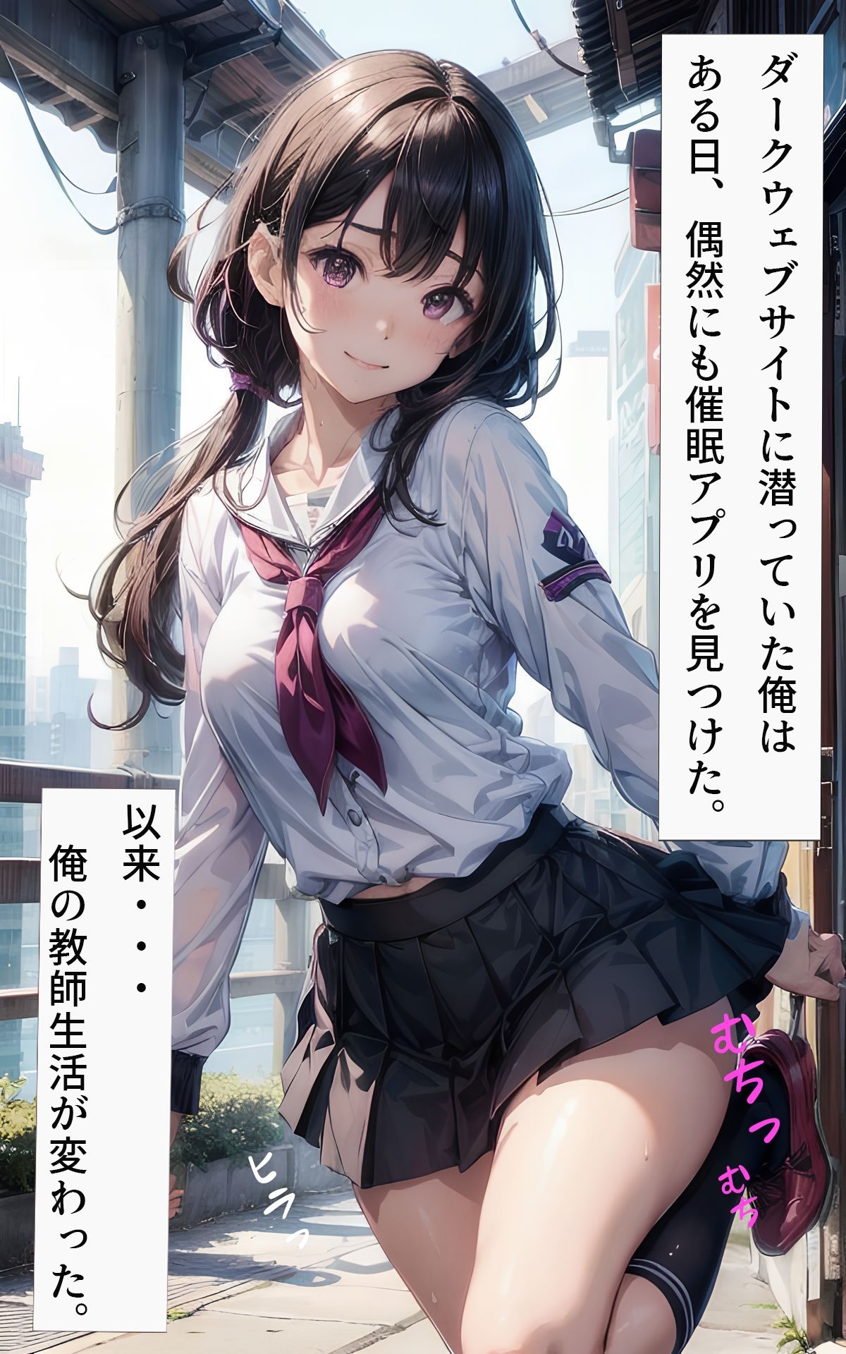 【大容量】キモ教師が催●アプリで教え子のJKを全員●す