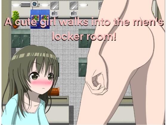 A cute girl walked into the men’s locker room！