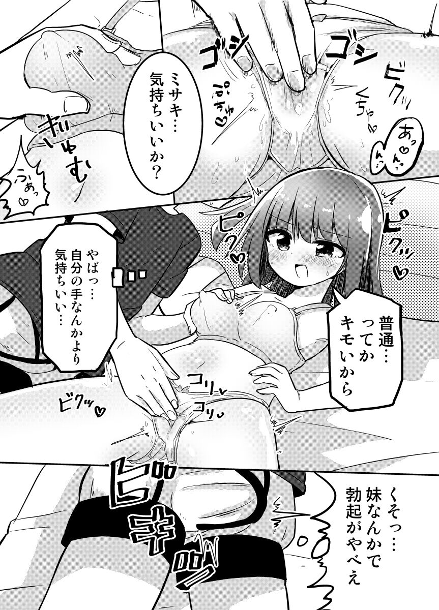 妹が俺の布団の中でオナってたので一緒に寝てみた