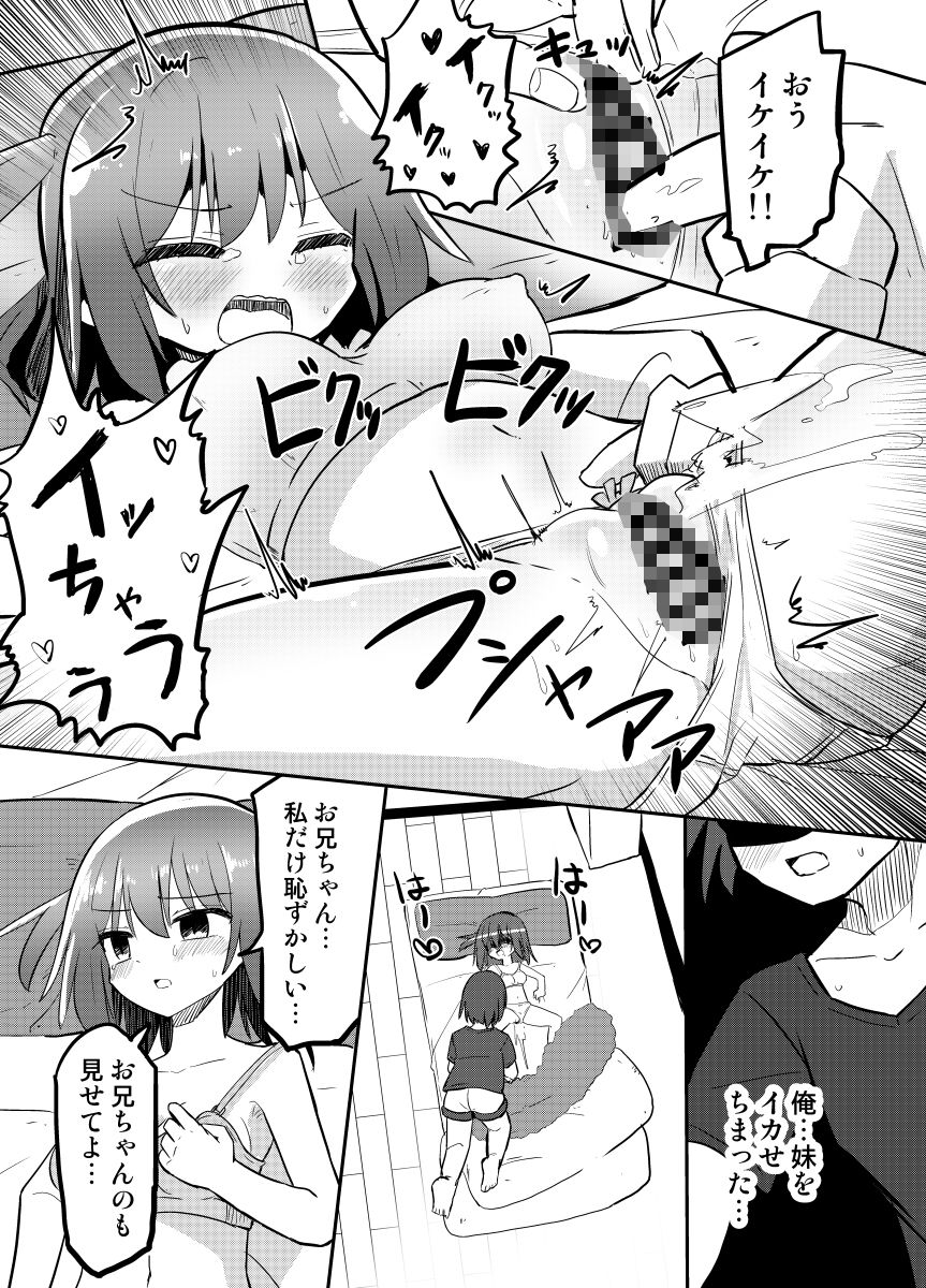 妹が俺の布団の中でオナってたので一緒に寝てみた