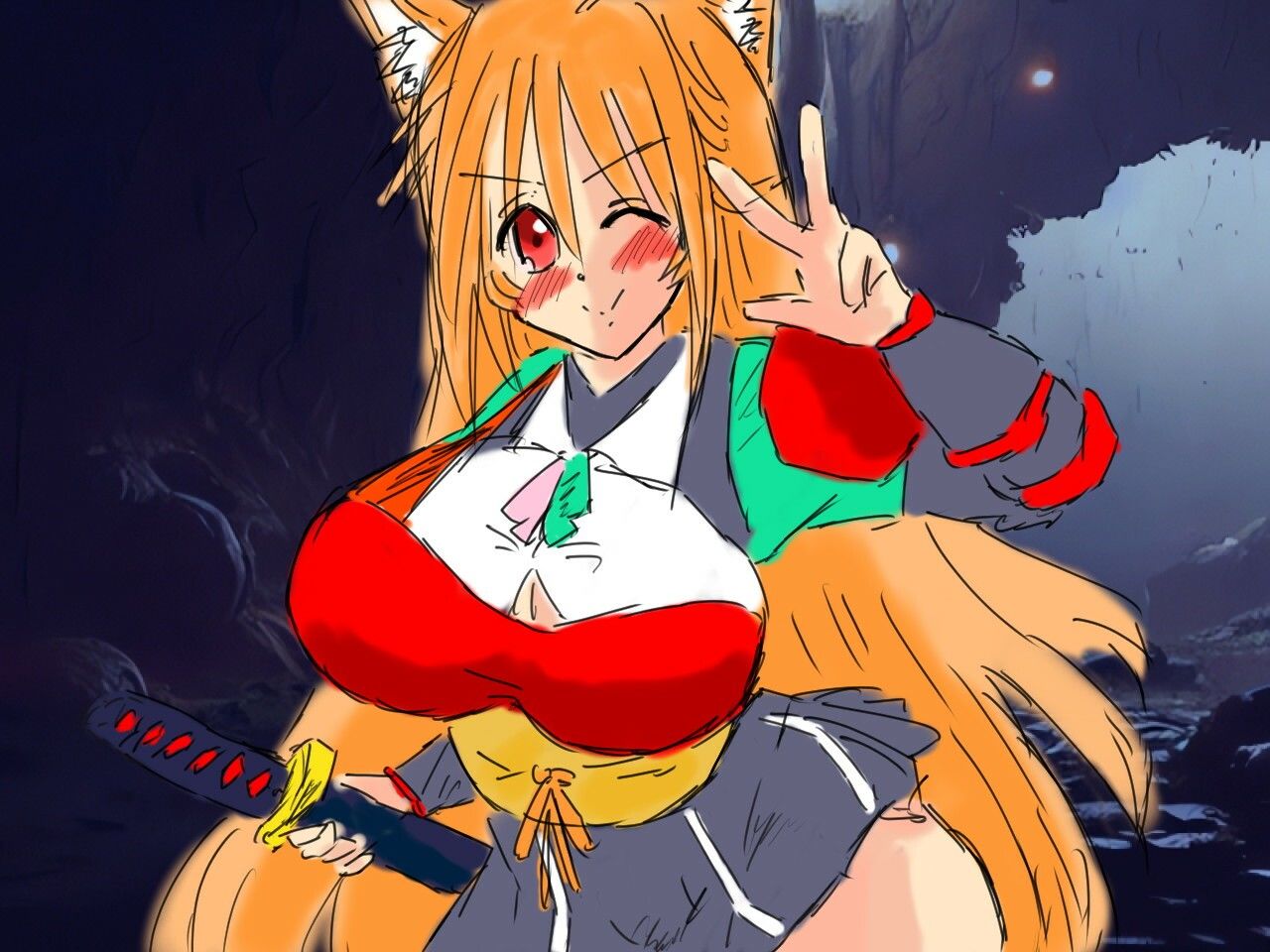 黒き翼の大天使〜外伝・お狐様の道しるべ