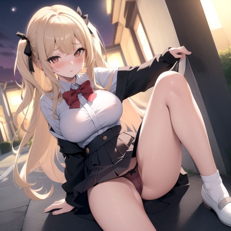 いつもノーブラの貞操観念低そうな転校してきた女子校生におっぱい見せてと毎日懇願した結果＃2