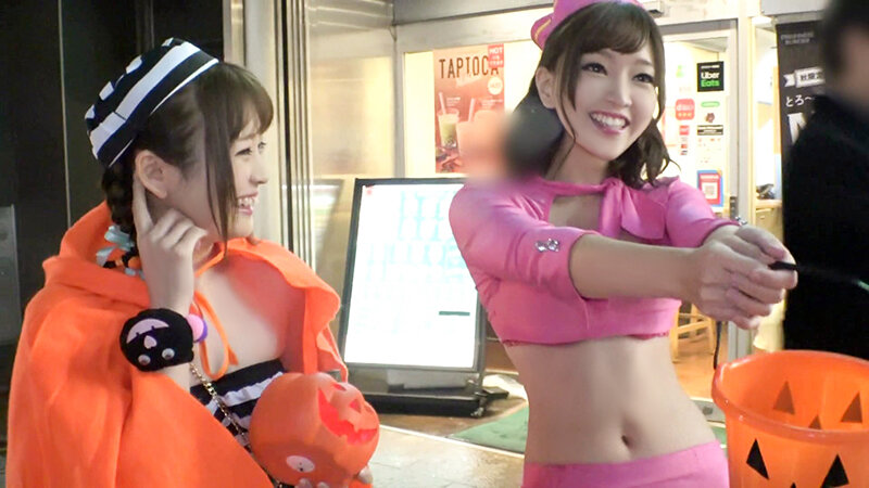 ハロウィンギャルナンパ in渋谷(2) 渋谷ハロウィンに浮かれるコスプレ美女を捕獲して飲んで酔わせて即マンGET!4名