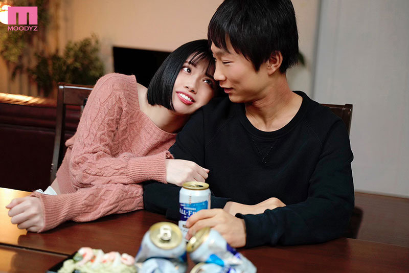 終電逃して同僚の部屋にお泊り ノーブラ部屋着に我慢できずコンドーム使いきるまでヤリまくった 石原希望