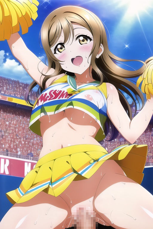 ラ○ライブ！サンシャイン！！CG集 国○田花丸（チア） R-18あり