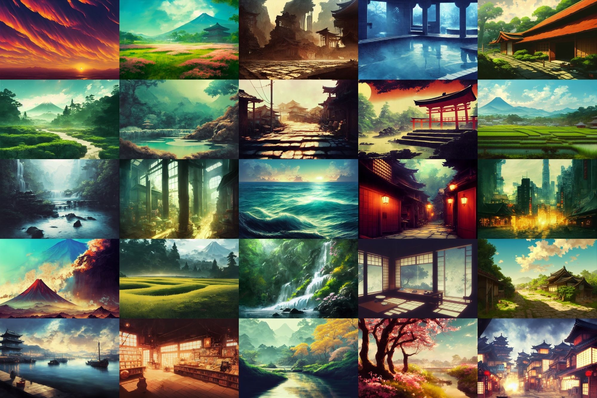 【日本、和風系背景】著作権フリーの高解像度画像（100枚）