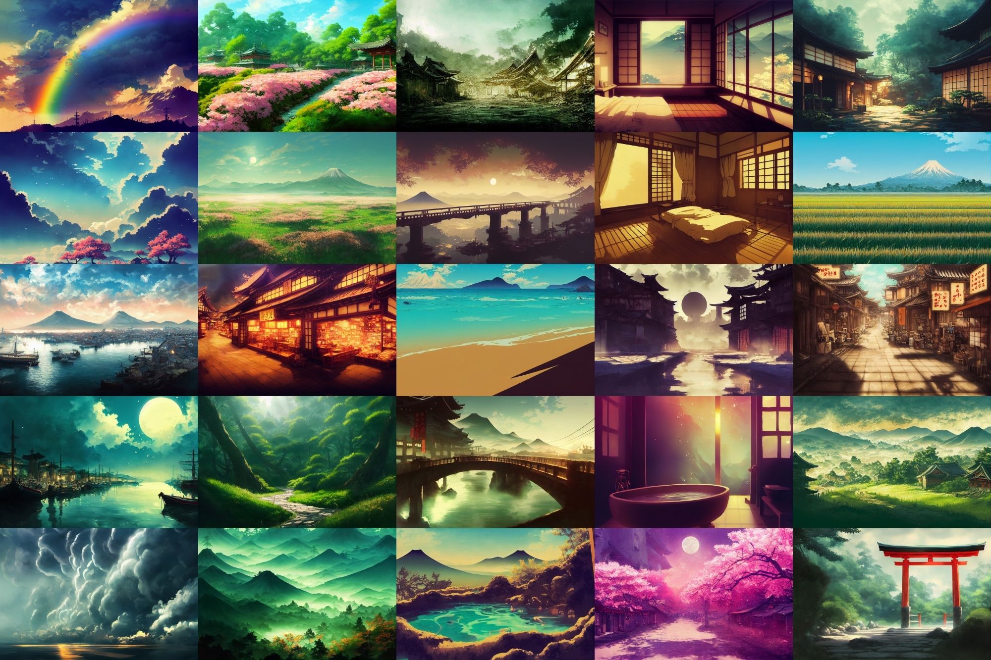 【日本、和風系背景】著作権フリーの高解像度画像（100枚）