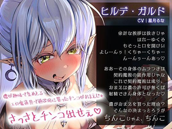 ロリババアエルフのえっちな魔法道具で愛玩奴●性活