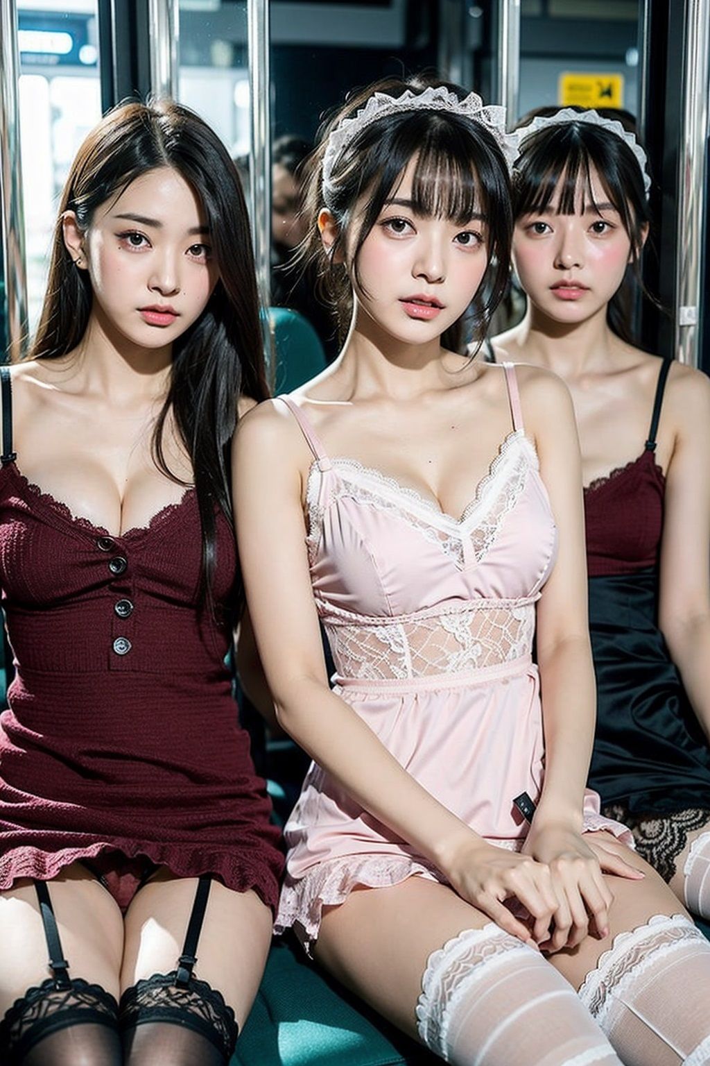 空いてる車内ねぇなんで私の前に座ったの7