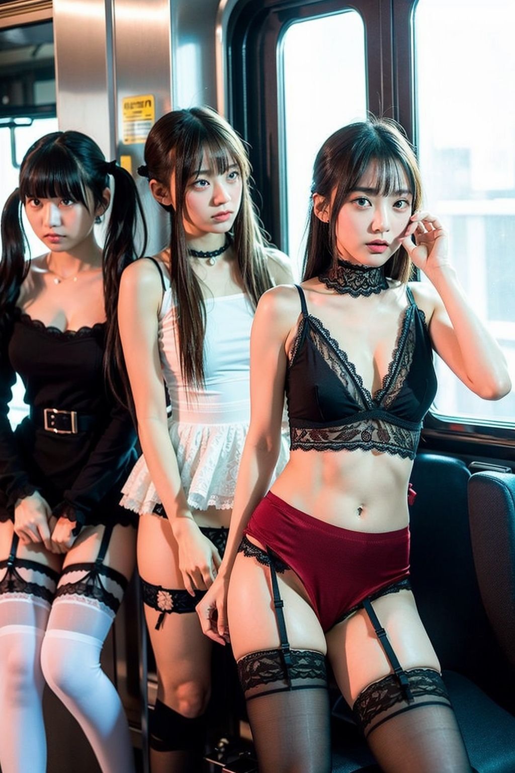 空いてる車内ねぇなんで私の前に座ったの7