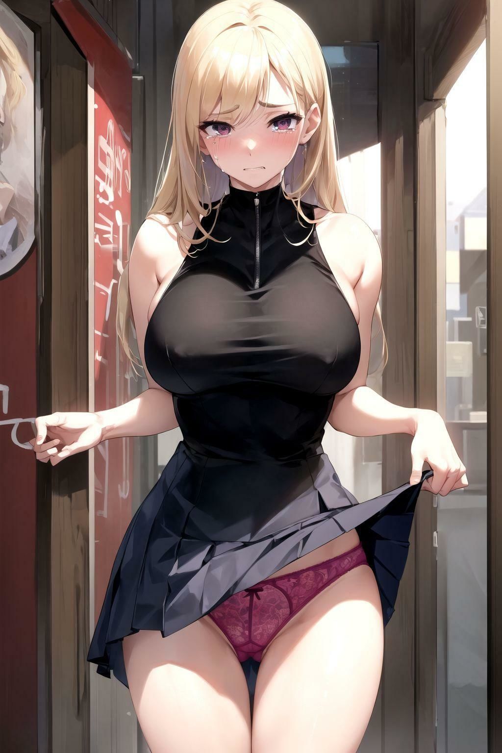パンツ見せ美少女