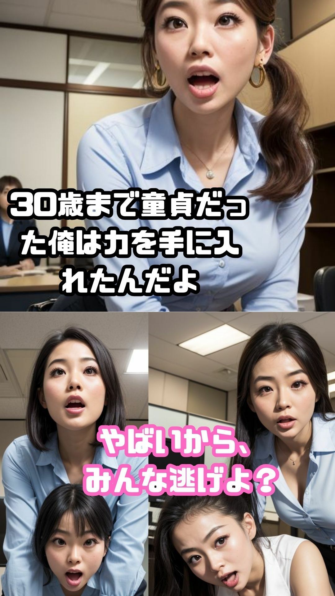 時間停止天国:エピソード1【童貞の逆襲】、美人OLに復讐せよ