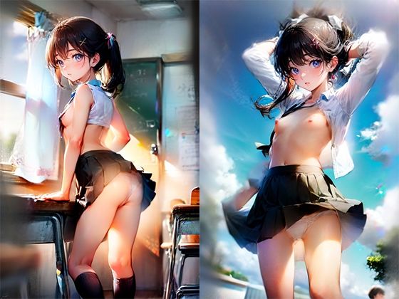 着替え少女その1