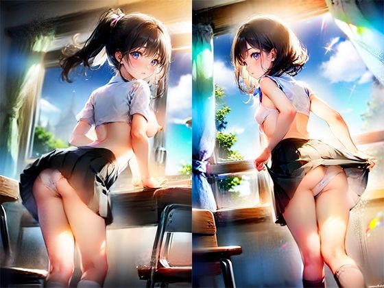 着替え少女その1