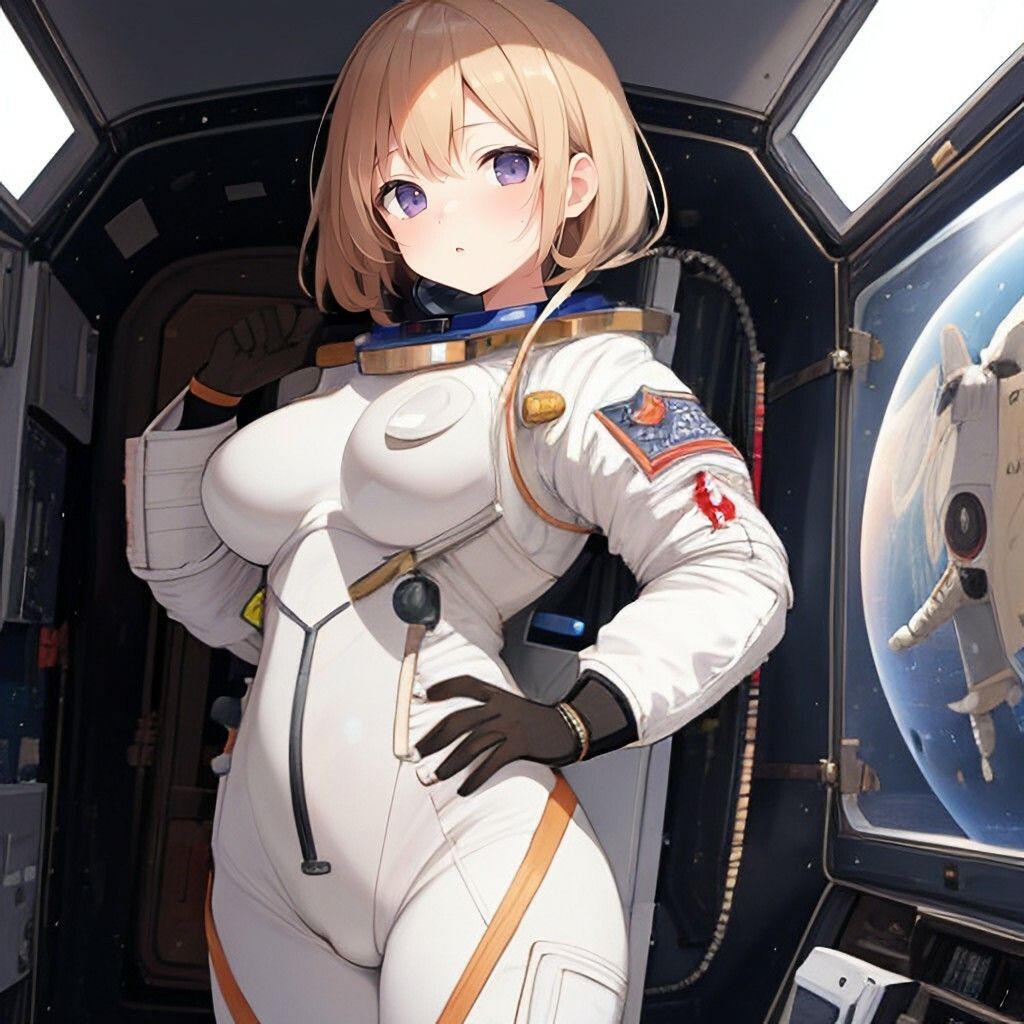 宇宙服風美少女さん