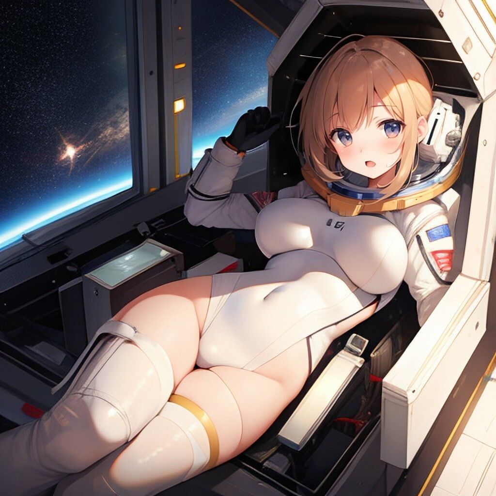 宇宙服風美少女さん