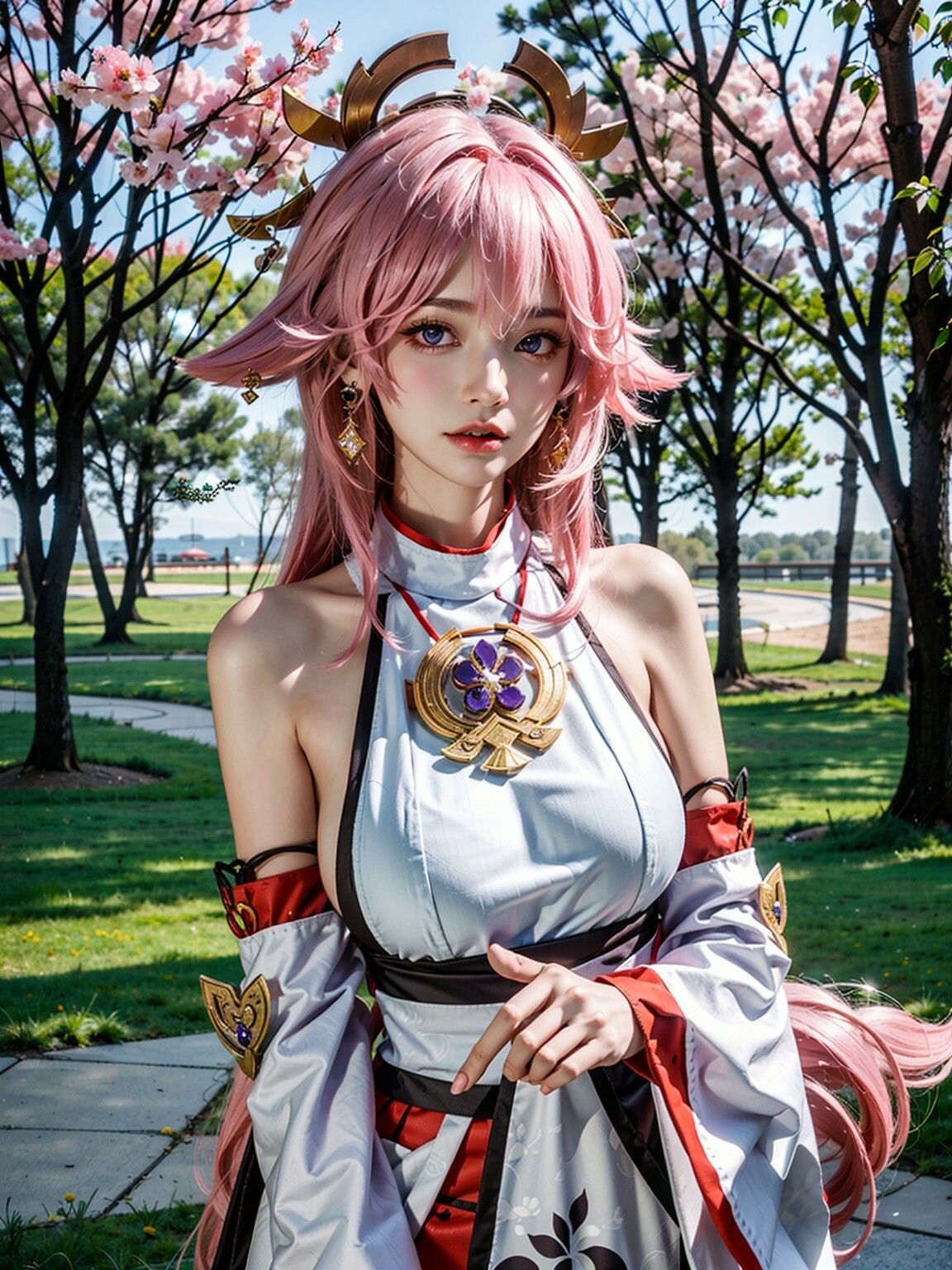 原神 Hコスプレ画像集 (5キャラクター 466枚)