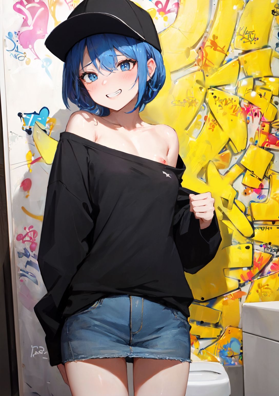 メス〇キ トイレで露出誘惑〜親が知らない娘の顔〜