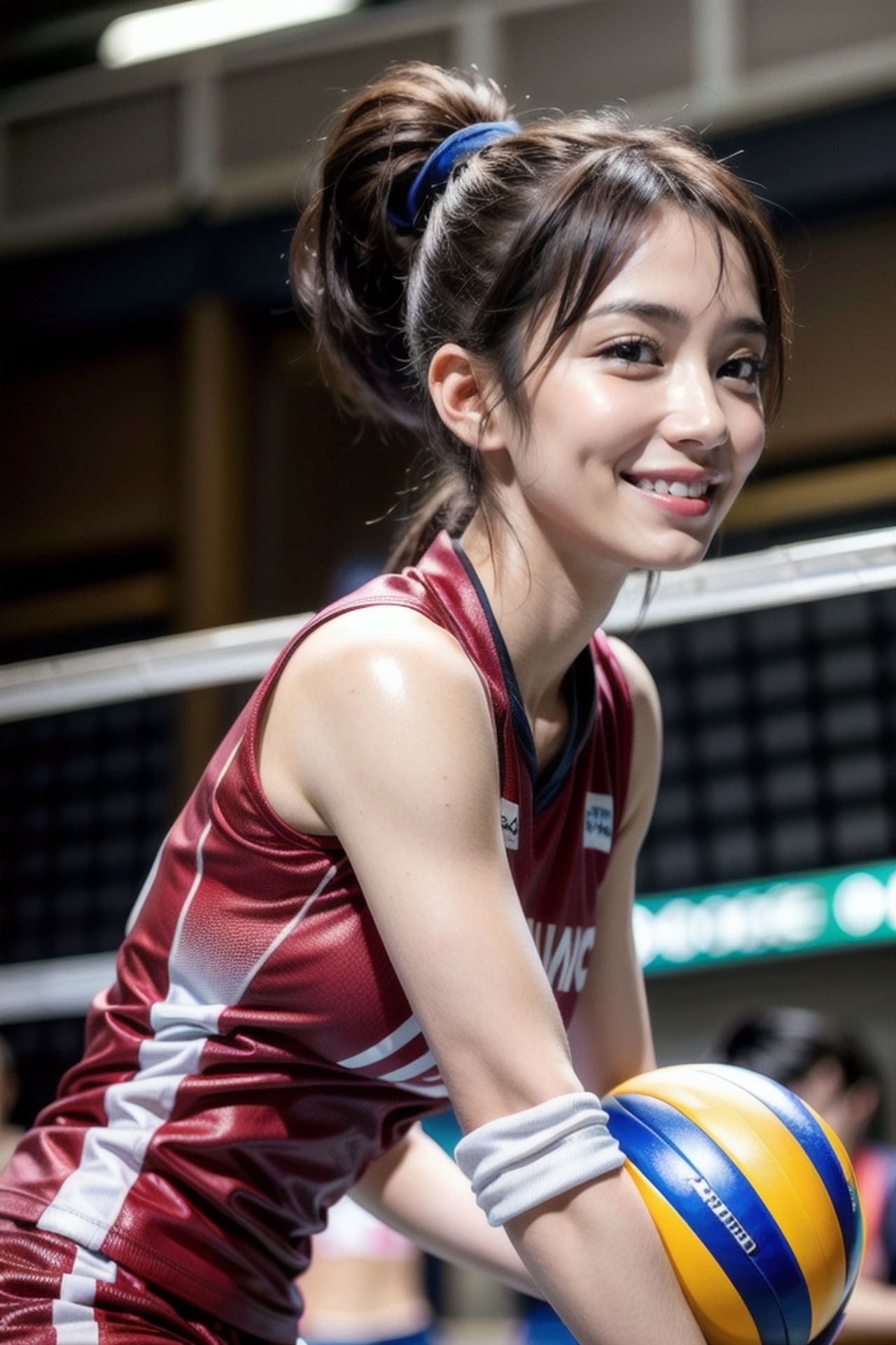 バレーボール選手の受難