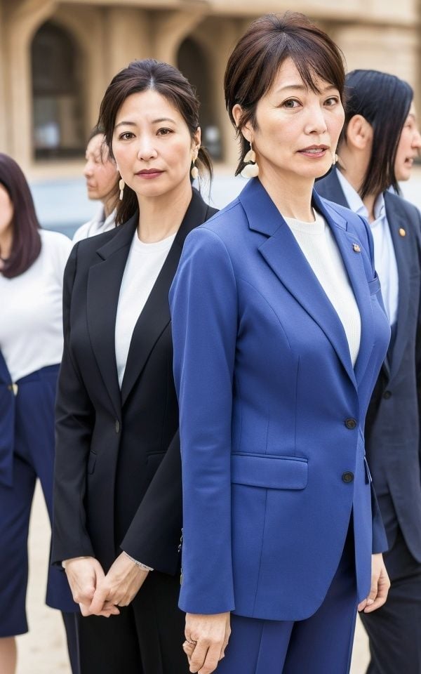熟女政治家 海外視察 in エジプト ビキニ・下着大撮影会