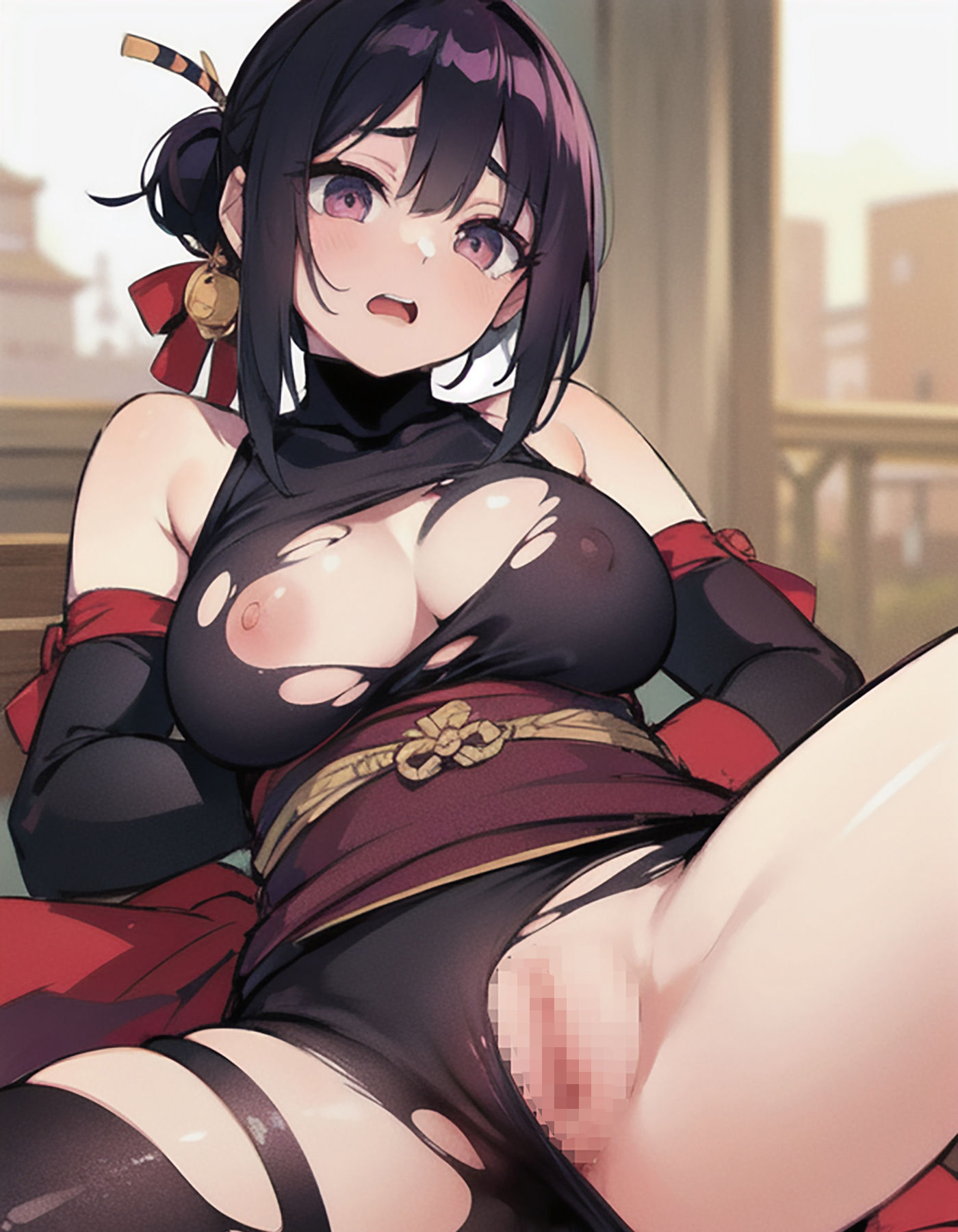 くノ一だからってエッチな事が得意とは限らないんだからねっ ニンニン! アンアン!