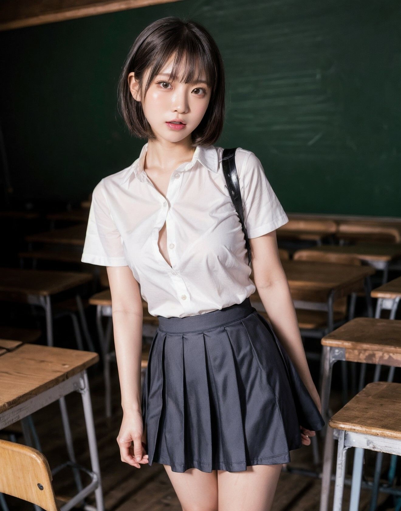 地味な大学陸上部女子 なぜ？どうして競泳水着に。