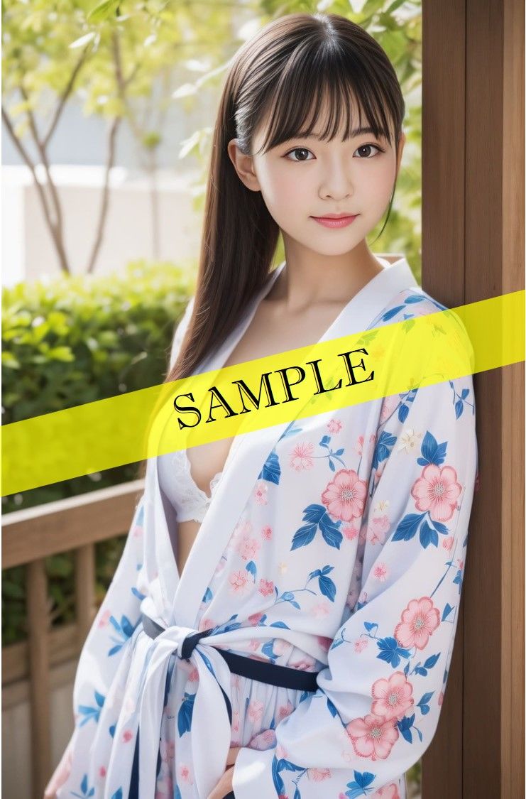 ‐ AI生成 - 浴衣☆美女 ヌード写真集 【浴衣姿、おっぱい、下着画像209枚】