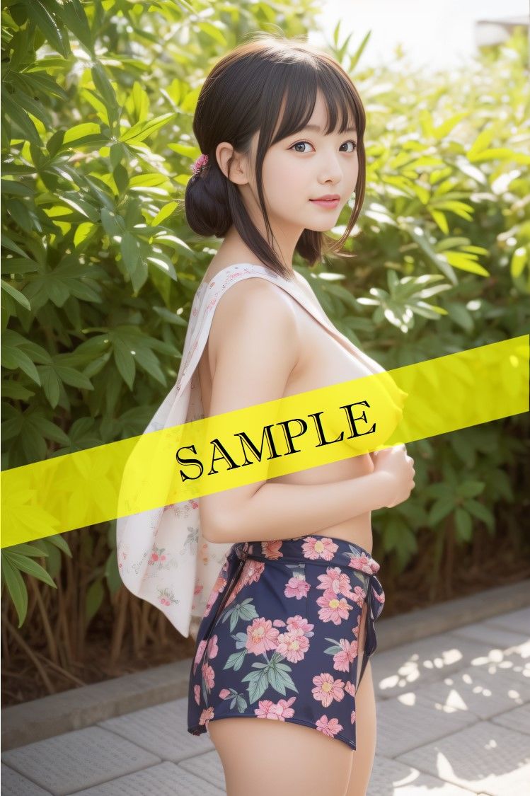 ‐ AI生成 - 浴衣☆美女 ヌード写真集 【浴衣姿、おっぱい、下着画像209枚】