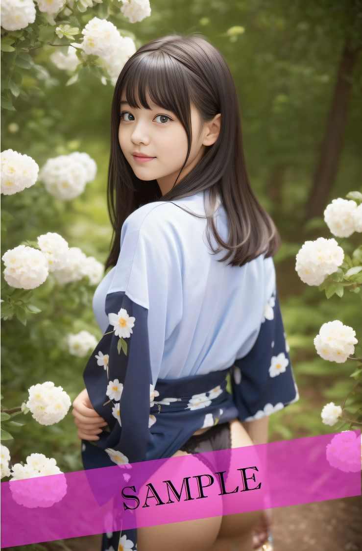 ‐ AI生成 - 浴衣☆美女 ヌード写真集 【浴衣姿、おっぱい、下着画像209枚】