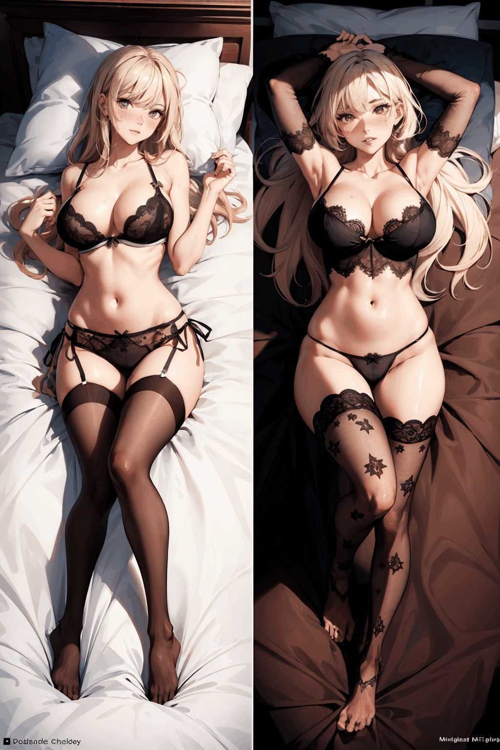 あなたのフェチはどこから?私は脚から。それなら黒のストッキング〜フェチの為のイラスト集〜