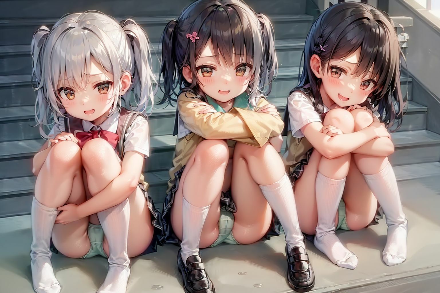 教師を舐めたメス〇キ共を従順×発情メス犬化したったwww (前編)