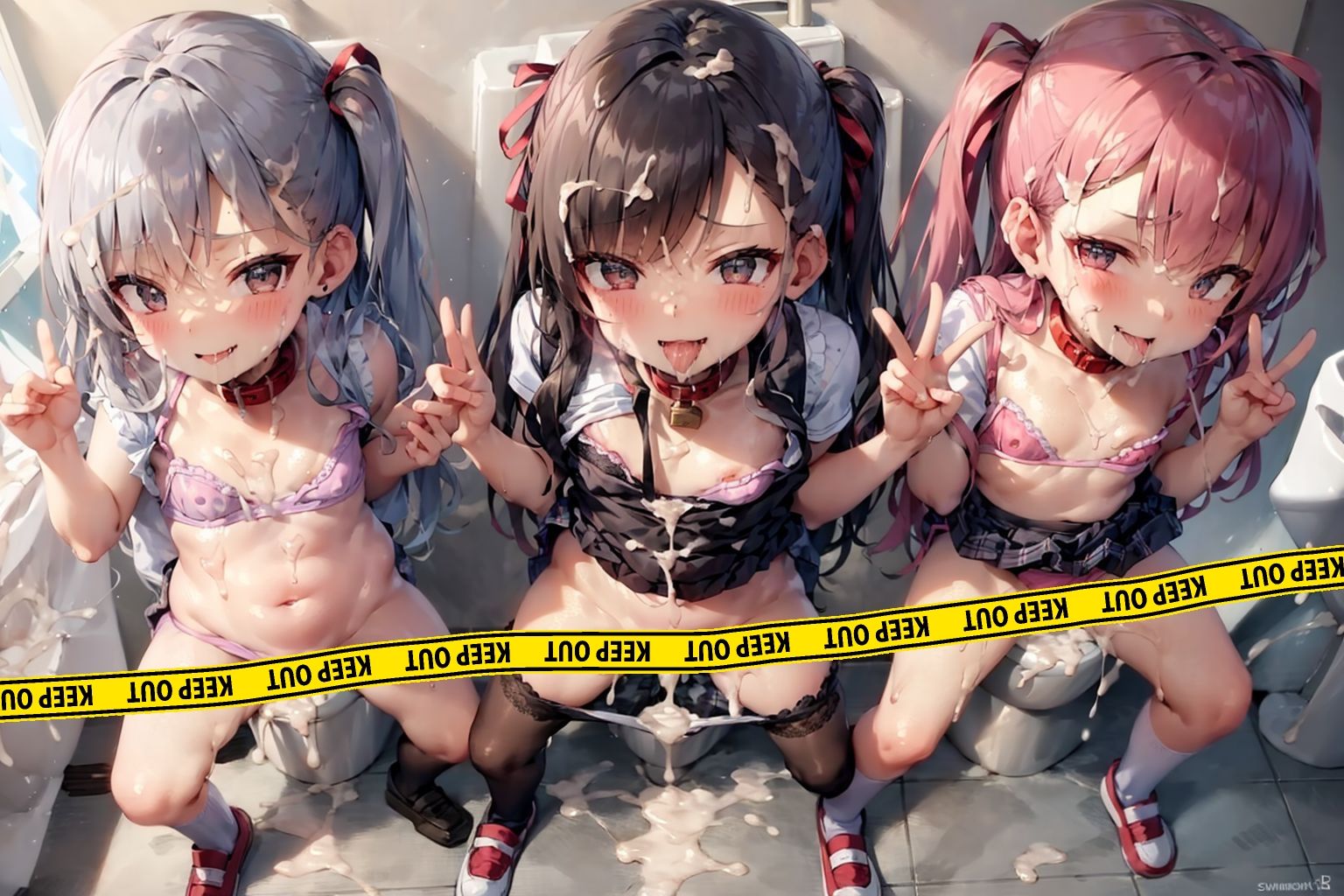【4K解像度×大ボリューム】教師を舐めたメス〇キ共を従順×発情メス犬化したったwww (後編)