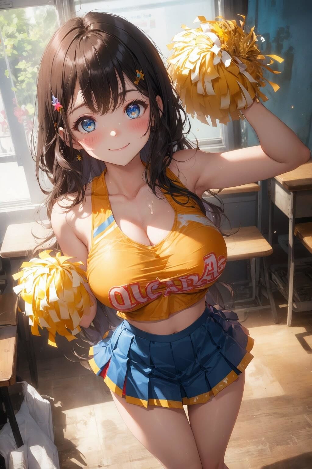 処女チアリーダー孕ませ甘えっちCG集