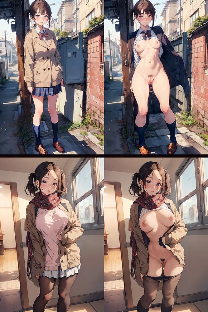 クラスの女子の日常と裸〜制服の下に隠し持っているお宝〜