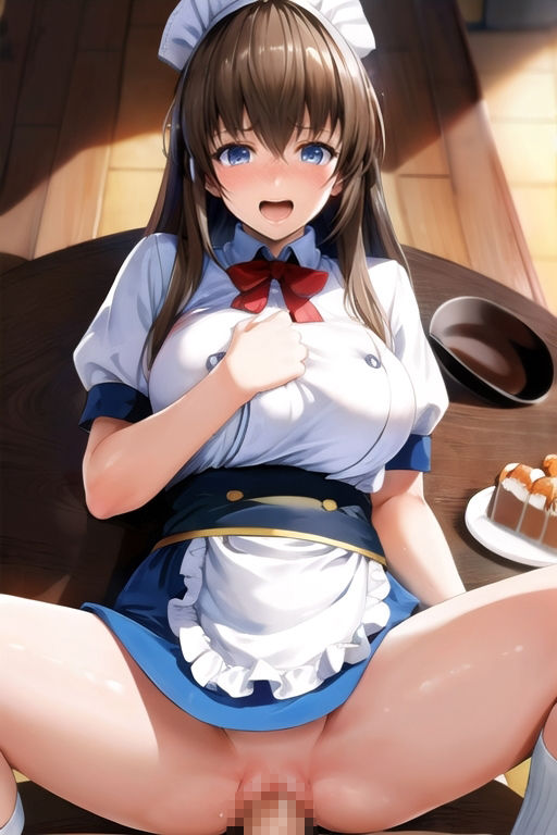 AIさんに描いてもらった自身も美味しく頂かれちゃう料理人さん
