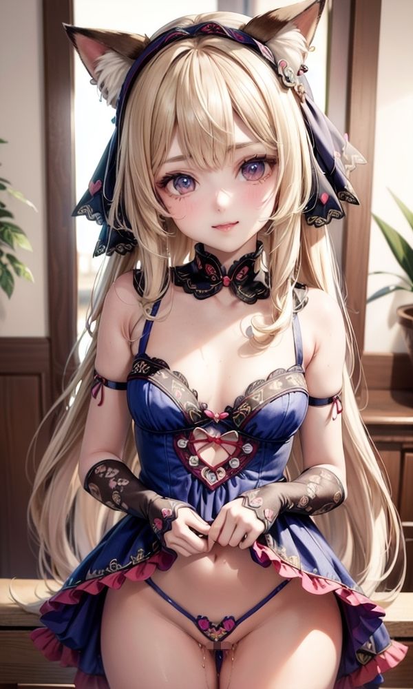 美しいキツネ娘