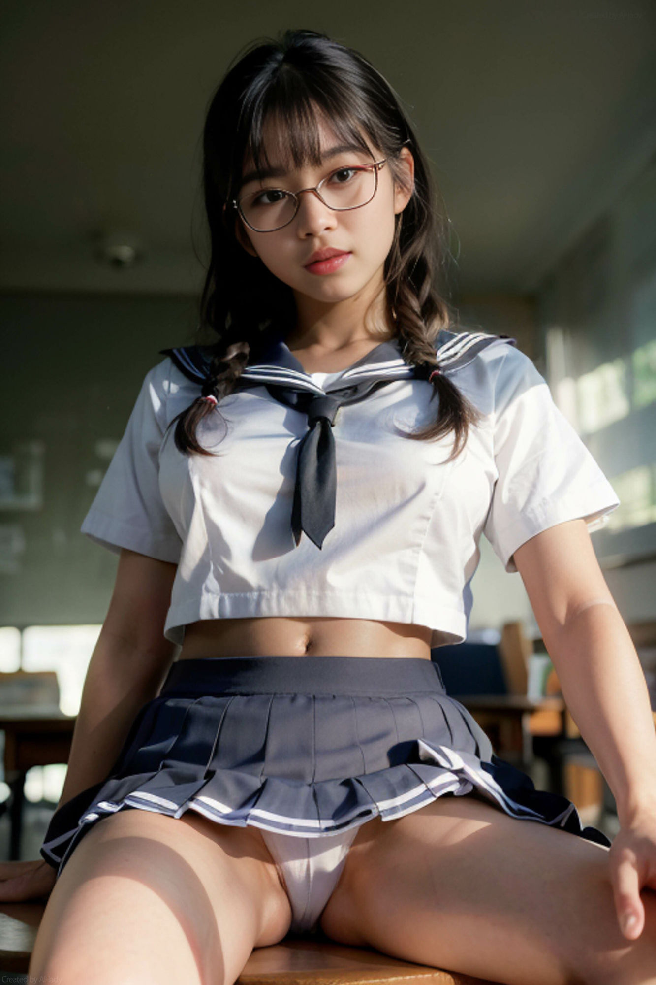 AIヌード写真館 013「メガネ」