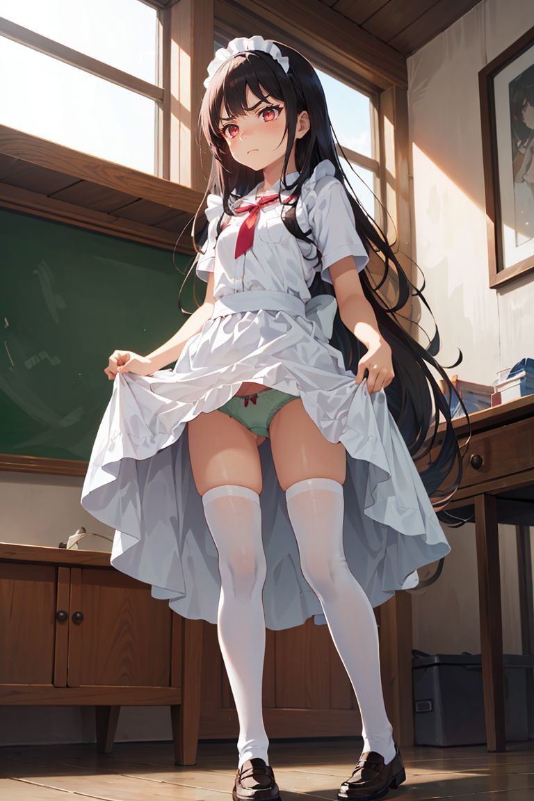 嫌な顔してるけどパンツを見せてもらいたい （480枚）