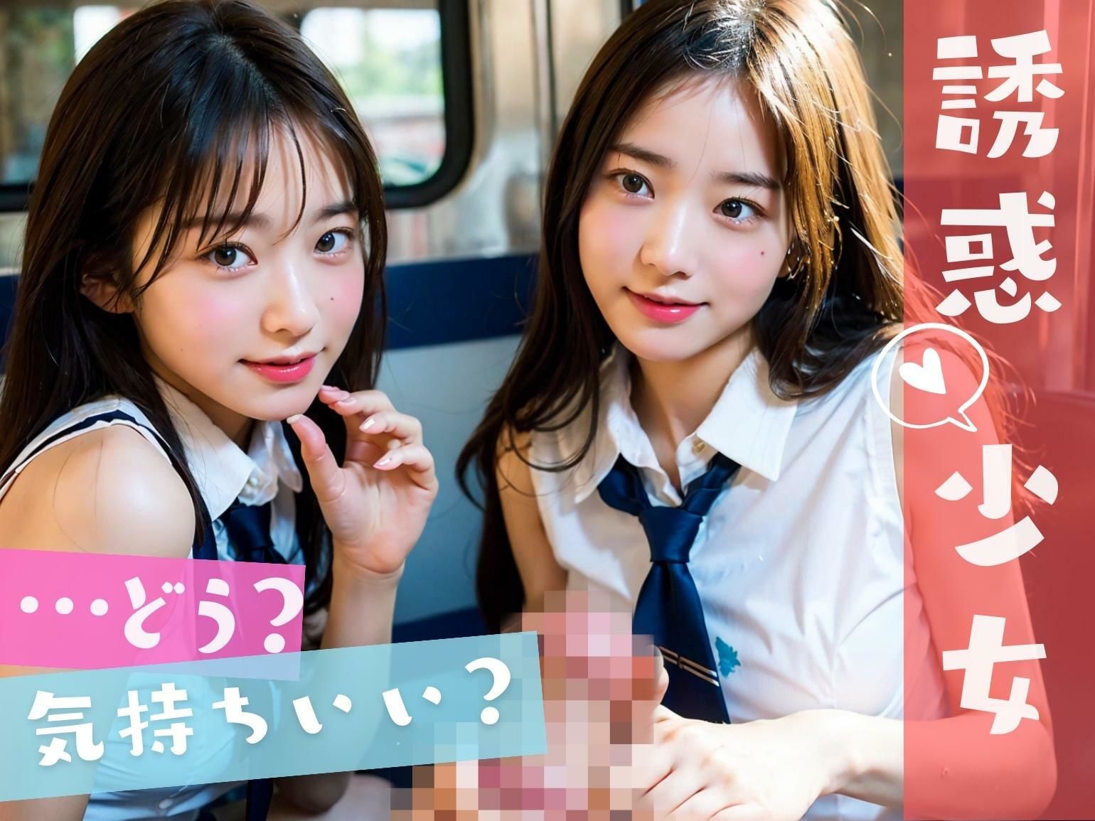 えちえちJKハーレム電車 - 可愛すぎるJKたちの誘惑に大興奮 -